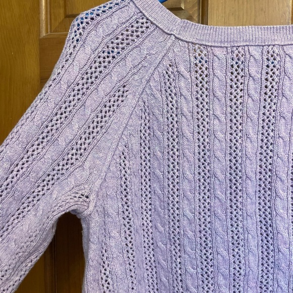 American Eagle Lilac Knitted Sweater - Picture 2 of 4